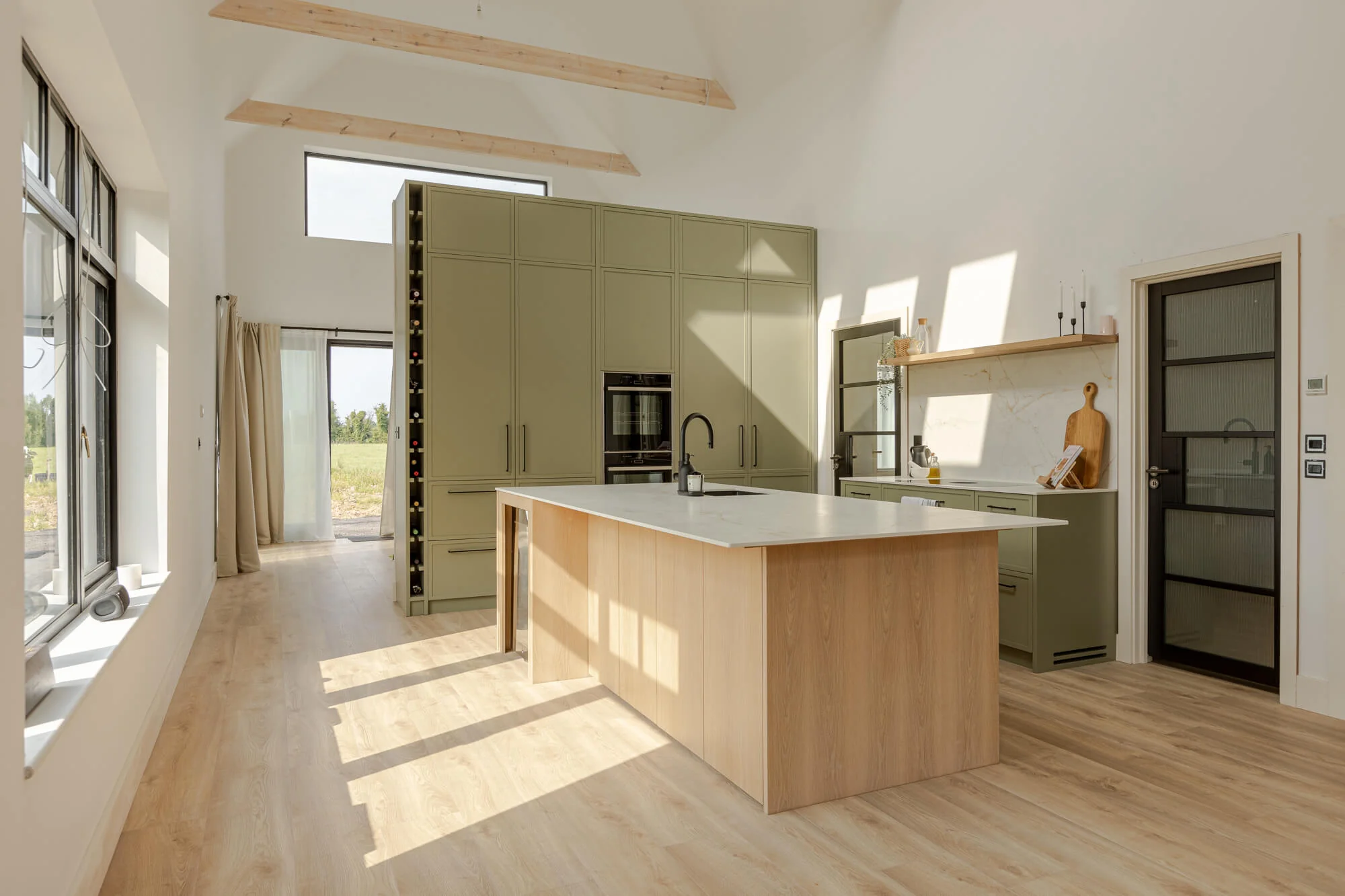 Pavimento del castello ristrutturato con Rubio Monocoat